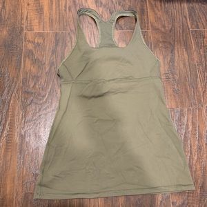 Lululemon olive green tank